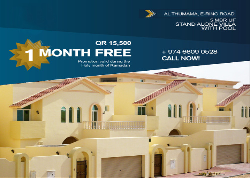 1 MONTH FREE! 5BR Stand Alone Villa