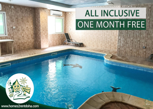 Get 1Mo FREE! FF 2BR Apartment in Wakrah