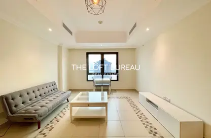 Apartment - 1 Bedroom - 2 Bathrooms for rent in East Porto Drive - Porto Arabia - The Pearl Island - Doha