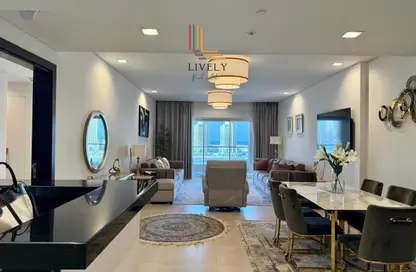 شقة - غرفة نوم - 2 حمامات للايجار في فيفا غرب - فيفا بحرية - جزيرة اللؤلؤة - الدوحة