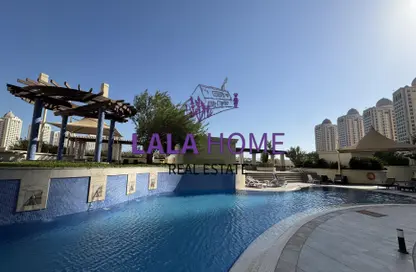 Apartment - 1 Bedroom - 1 Bathroom for rent in Viva East - Viva Bahriyah - The Pearl Island - Doha