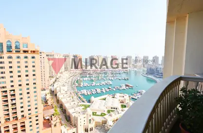 Pool image for: Apartment - 4 Bedrooms - 5 Bathrooms for sale in Tower 10 - Porto Arabia - The Pearl Island - Doha, Image 1