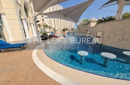 Apartment - 1 Bedroom - 2 Bathrooms for rent in Viva West - Viva Bahriyah - The Pearl Island - Doha