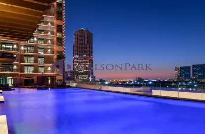 Pool image for: Apartment - 2 Bedrooms - 3 Bathrooms for rent in Abraj Bay - Abraj Quartiers - The Pearl Island - Doha, Image 1