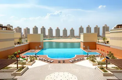Apartment - 1 Bedroom - 2 Bathrooms for rent in Tower 27 - Viva Bahriyah - The Pearl Island - Doha