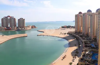 Water View image for: Apartment - 1 Bedroom - 2 Bathrooms for sale in Viva West - Viva Bahriyah - The Pearl Island - Doha, Image 1
