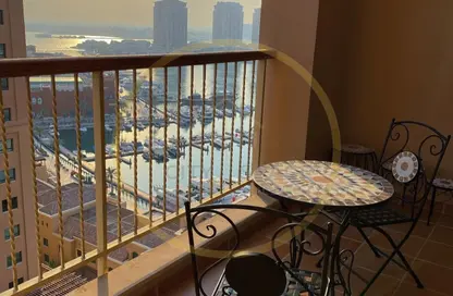 Apartment - 2 Bedrooms - 2 Bathrooms for sale in West Porto Drive - Porto Arabia - The Pearl Island - Doha