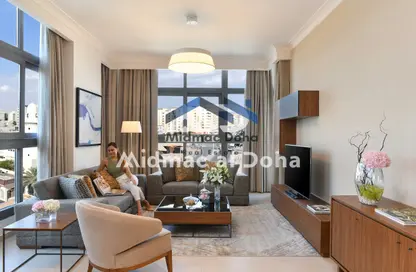Apartment - 2 Bedrooms - 3 Bathrooms for rent in Le Mirage City Walk - Fereej Bin Mahmoud South - Fereej Bin Mahmoud - Doha