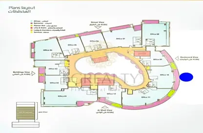 مساحات مكتبية - استوديو - 3 حمامات للبيع في عرض البوليفارد - مدينة الياسمين - الوسيل
