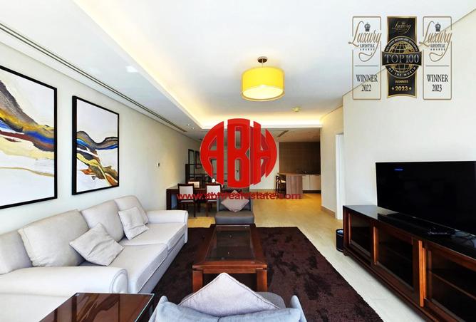 Apartment - 1 Bedroom - 2 Bathrooms for rent in Al Barjeel Tower - West Bay - West Bay - Doha