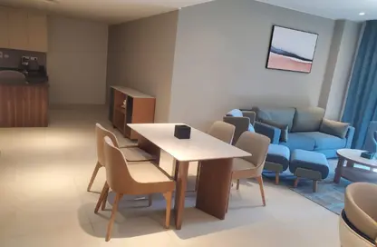 شقة - غرفة نوم - 2 حمامات للايجار في البلاج الجنوبي - البلاج - جزيرة اللؤلؤة - الدوحة