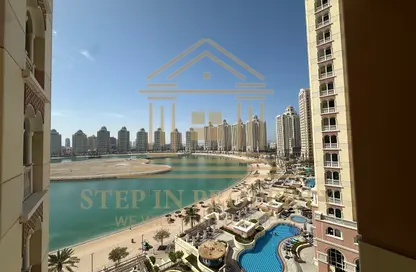Apartment - 1 Bedroom - 2 Bathrooms for rent in Viva West - Viva Bahriyah - The Pearl Island - Doha