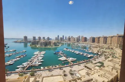 شقة - غرفة نوم - 2 حمامات للايجار في طريق بورتو الشرقي - بورتو أرابيا - جزيرة اللؤلؤة - الدوحة