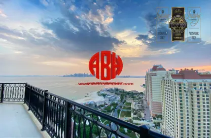 (بنتهاوس  (روف - 3 غرف نوم - 4 حمامات للايجار في حدائق فلورستا - حدائق فلورستا - جزيرة اللؤلؤة - الدوحة