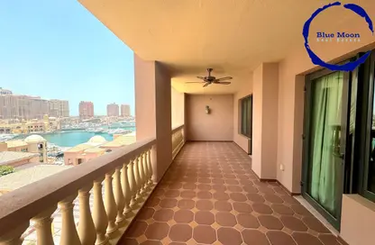 شقة - غرفة نوم - 2 حمامات للايجار في طريق بورتو الشرقي - بورتو أرابيا - جزيرة اللؤلؤة - الدوحة