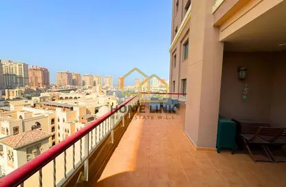 Apartment - 1 Bedroom - 2 Bathrooms for rent in East Porto Drive - Porto Arabia - The Pearl Island - Doha