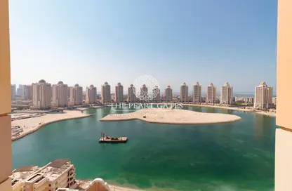 Apartment - 1 Bedroom - 2 Bathrooms for rent in Al Mutahidah Tower - Viva Bahriyah - The Pearl Island - Doha