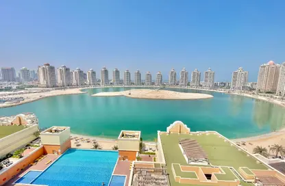 Apartment - 1 Bedroom - 2 Bathrooms for rent in Al Mutahidah Tower - Viva Bahriyah - The Pearl Island - Doha
