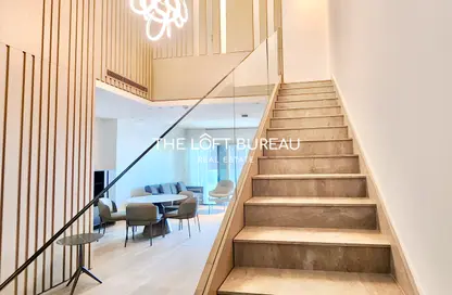 Duplex - 1 Bedroom - 2 Bathrooms for rent in Lusail Residence - Marina District - Lusail