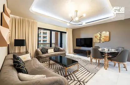 Apartment - 1 Bedroom - 2 Bathrooms for rent in Tower 12 - Porto Arabia - The Pearl Island - Doha