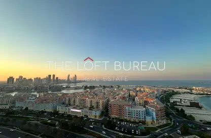 Apartment - 2 Bedrooms - 3 Bathrooms for rent in East Porto Drive - Porto Arabia - The Pearl Island - Doha