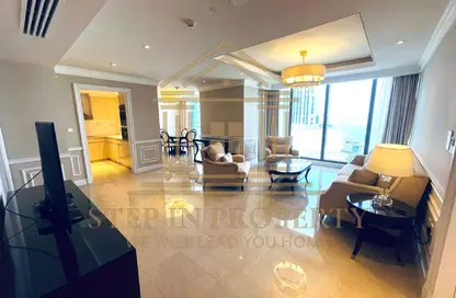 شقة - 2 غرف نوم - 2 حمامات للايجار في برج وست باي - الخليج الجنوبي - الخليج الغربي - الدوحة