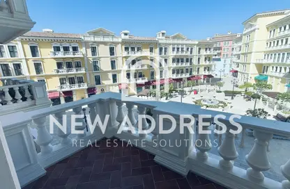 Apartment - 1 Bedroom - 2 Bathrooms for rent in Mercato - Qanat Quartier - The Pearl Island - Doha