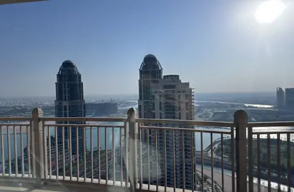 Apartment - 3 Bedrooms - 5 Bathrooms for rent in Abraj Bay - Abraj Quartiers - The Pearl Island - Doha