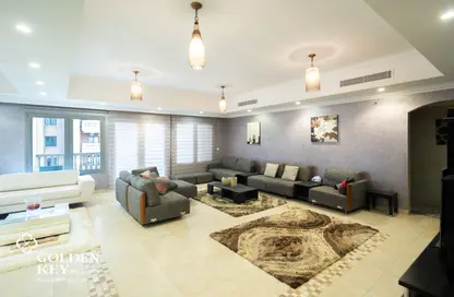 Apartment - 3 Bedrooms - 5 Bathrooms for rent in West Porto Drive - Porto Arabia - The Pearl Island - Doha Apartment - 3 Bedrooms - 5 Bathrooms for rent in West Porto Drive - Porto Arabia - The Pearl Island - Doha