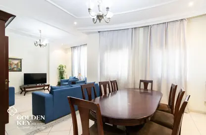 Living / Dining Room image for: Apartment - 3 Bedrooms - 4 Bathrooms for rent in Fereej Bin Mahmoud South - Fereej Bin Mahmoud - Doha, Image 1