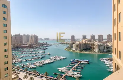 شقة - 1 حمام للايجار في طريق بورتو الغربي - بورتو أرابيا - جزيرة اللؤلؤة - الدوحة