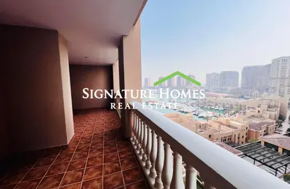 Apartment - 1 Bedroom - 2 Bathrooms for rent in East Porto Drive - Porto Arabia - The Pearl Island - Doha