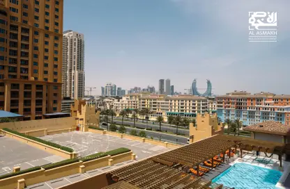 Outdoor Building image for: Apartment - 1 Bedroom - 2 Bathrooms for rent in Tower 12 - Porto Arabia - The Pearl Island - Doha, Image 1