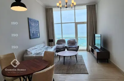 Apartment - 1 Bedroom - 2 Bathrooms for rent in Lusail Marina Heights - Marina District - Lusail