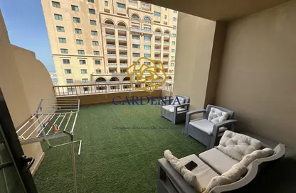 Apartment - Studio - 1 Bathroom for rent in Tower 13 - Porto Arabia - The Pearl Island - Doha