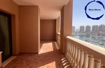 شقة - غرفة نوم - 2 حمامات للايجار في طريق بورتو الشرقي - بورتو أرابيا - جزيرة اللؤلؤة - الدوحة