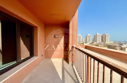 Apartment - 1 Bedroom - 2 Bathrooms for rent in West Porto Drive - Porto Arabia - The Pearl Island - Doha