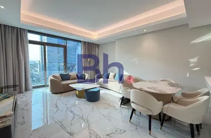 شقة - غرفة نوم - 2 حمامات للايجار في لوسيل ريسيدينس - منطقة المارينا - الوسيل