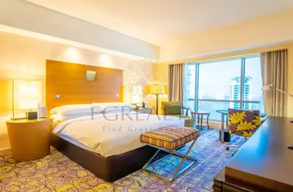 Hotel Apartments - Studio - 1 Bathroom for rent in Omar Al Mukhtar Street - Diplomatic Area - Doha