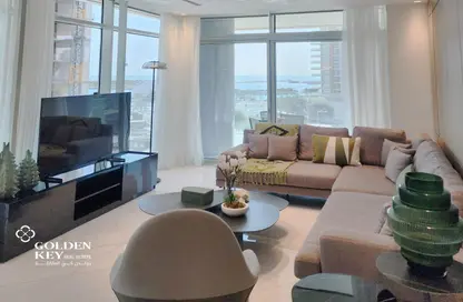 Duplex - 1 Bedroom - 2 Bathrooms for rent in FJ8 Residential Tower - Marina District - Lusail