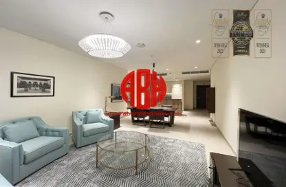 Apartment - 2 Bedrooms - 3 Bathrooms for rent in Marina Tower 21 - Marina District - Lusail