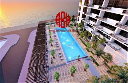 Pool image for: Apartment - 2 Bedrooms - 3 Bathrooms for sale in Burj Al Marina - Marina District - Lusail, Image 1