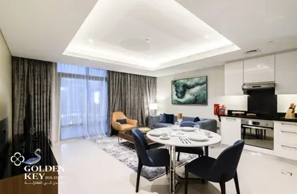 Apartment - 1 Bedroom - 1 Bathroom for rent in Abraj Bay - Abraj Quartiers - The Pearl Island - Doha