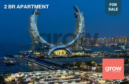 Outdoor Building image for: Apartment - 2 Bedrooms - 4 Bathrooms for sale in Lusail City - Lusail, Image 1
