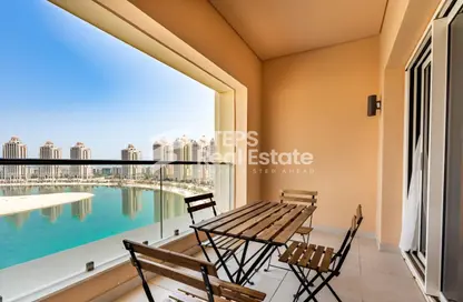 Apartment - 1 Bedroom - 2 Bathrooms for rent in Viva East - Viva Bahriyah - The Pearl Island - Doha