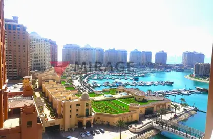 Water View image for: Apartment - 2 Bedrooms - 3 Bathrooms for rent in Tower 16 - Porto Arabia - The Pearl Island - Doha, Image 1