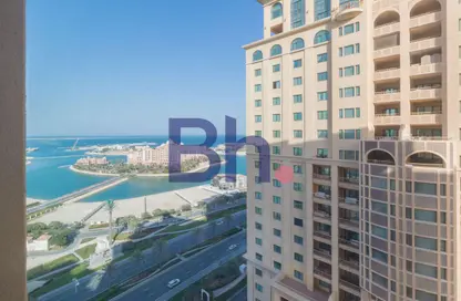 شقة - غرفة نوم - 2 حمامات للايجار في طريق بورتو الغربي - بورتو أرابيا - جزيرة اللؤلؤة - الدوحة