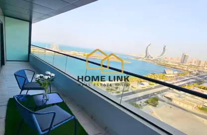 Apartment - 2 Bedrooms - 3 Bathrooms for rent in Marina Residences 195 - Marina District - Lusail