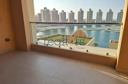 Apartment - 1 Bedroom - 2 Bathrooms for rent in Al Mutahidah Tower - Viva Bahriyah - The Pearl Island - Doha