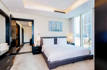 شقة - غرفة نوم - 1 حمام للايجار في أجنحة وريزيدنس كمبينسكي - الخليج الغربي - الدوحة